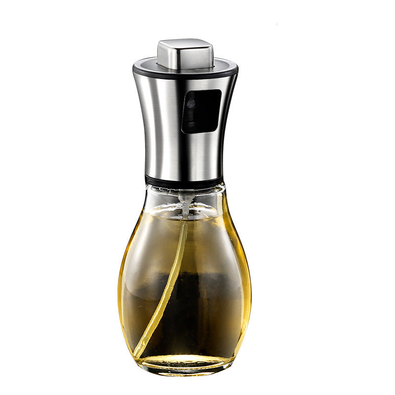 Stainless Steel Oil Dispenser Bottle - Kitchen Oil Control Spray 200ML