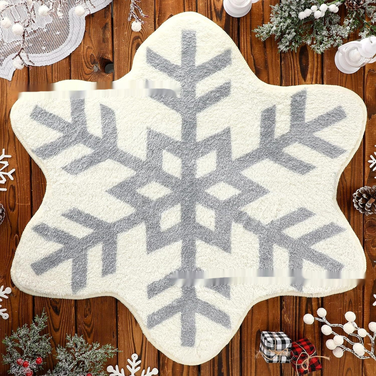 Christmas Cashmere-Like Carpet | Easy to Care Home Textile