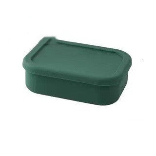 Silicone Two-Compartment Food Storage Box - Eco-Friendly Lunch Container