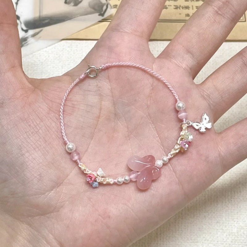 Handmade Woven Bracelet Carrying Strap - Exquisite Adjustable Jewelry Accessory