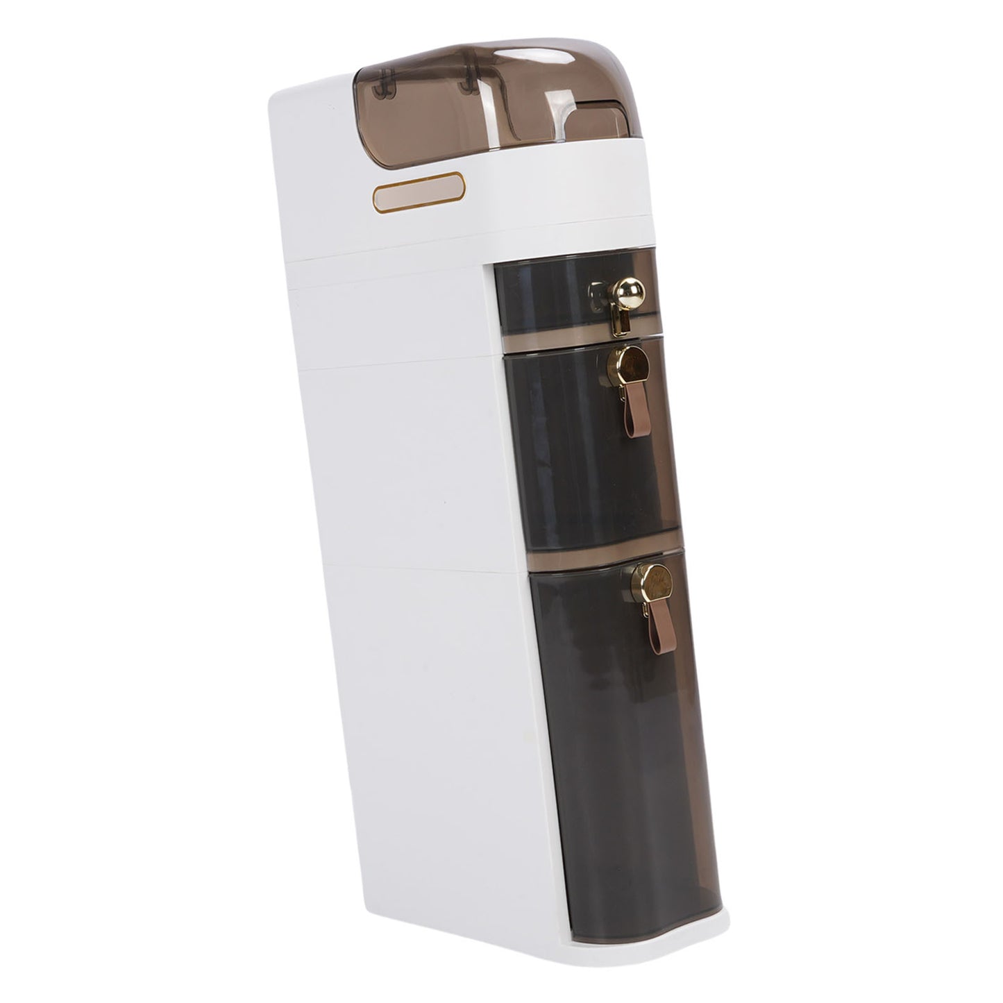 Bathroom Storage Cabinet PP PC Narrow Slim Organizer Small Corner