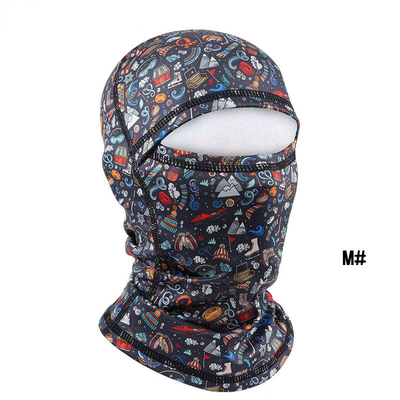 Kids Ski Face Protection Headgear Set
