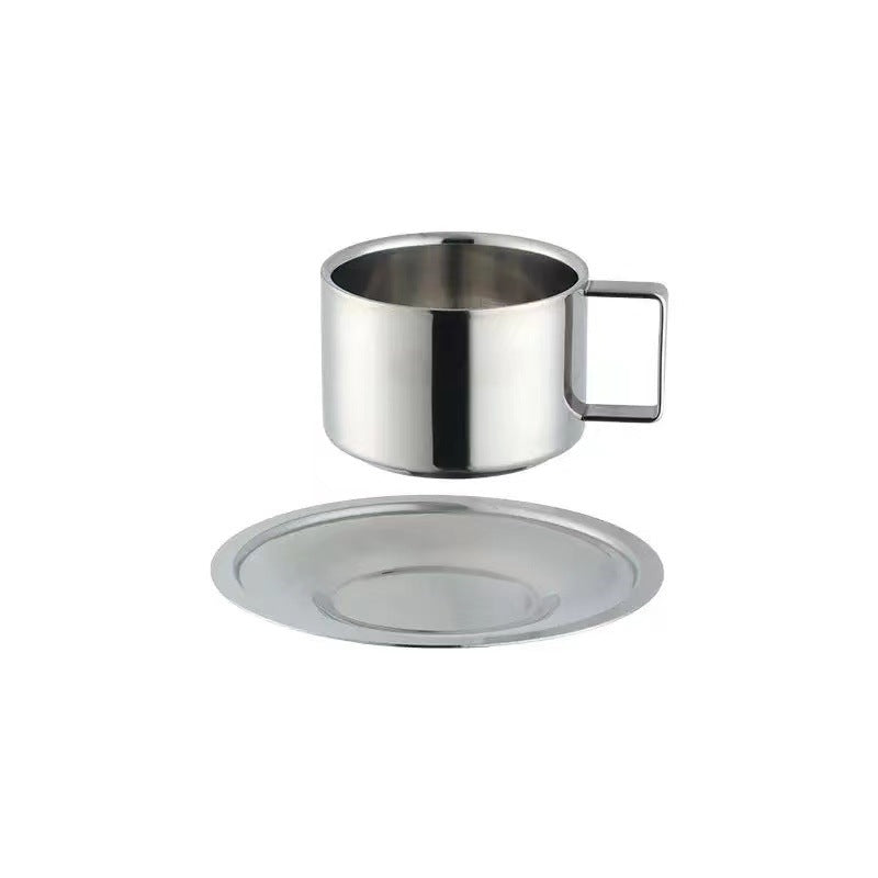 Double-Layer Insulated Stainless Steel Mug - 180ML/200ML for Home & Office