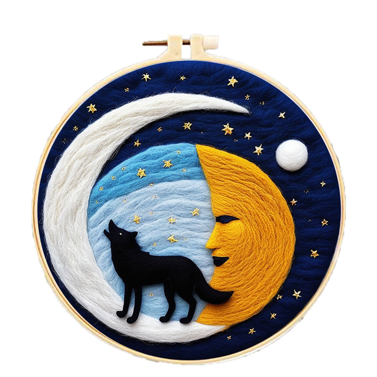 Embroidery Needle Felt Blanket Painting Kit - House Decor & Crafts