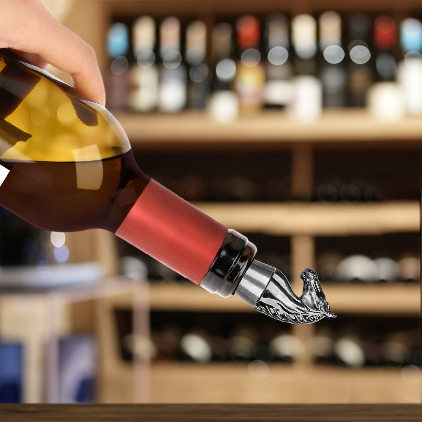 Horse Head Wine Bottle Stopper - Fun Animal-Shaped Design