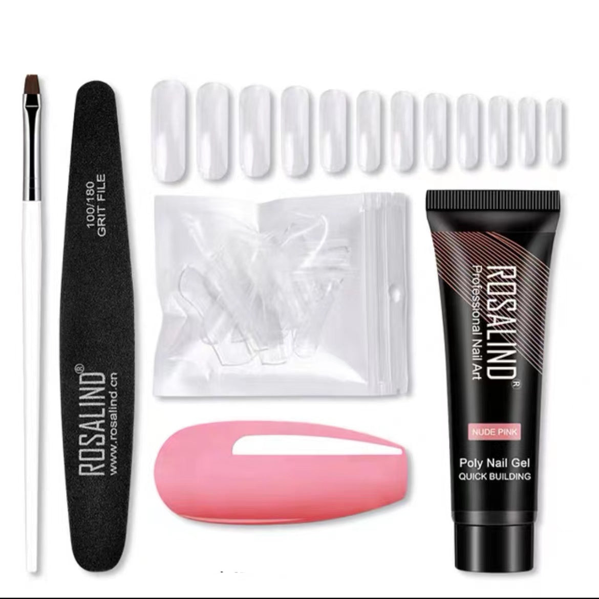 Poly Nail Gel Extension Kit for Manicure