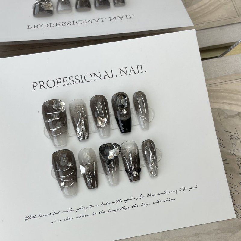 Dark Nail Art Enhancement Film Kit - Multiple Sizes