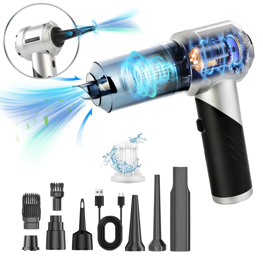 Cordless Handheld Car Vacuum Cleaner 20000PA Suction Brushless Motor Portable