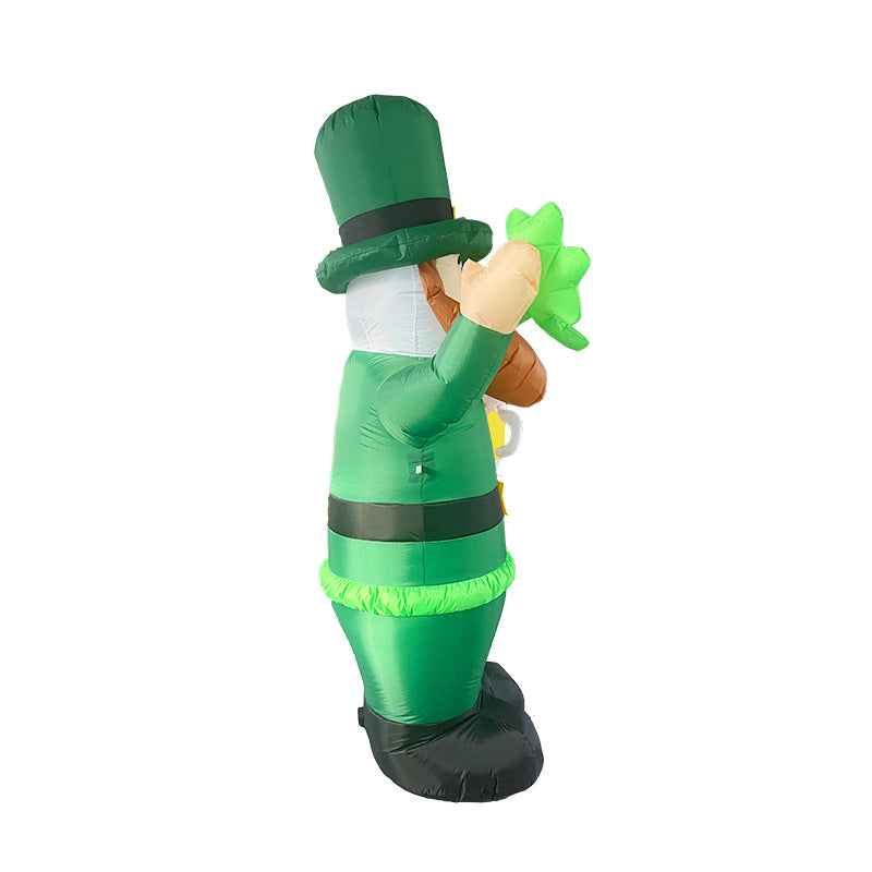 Inflatable Party Decoration with Luminous Elderly Figure for Carnival and Festive Events