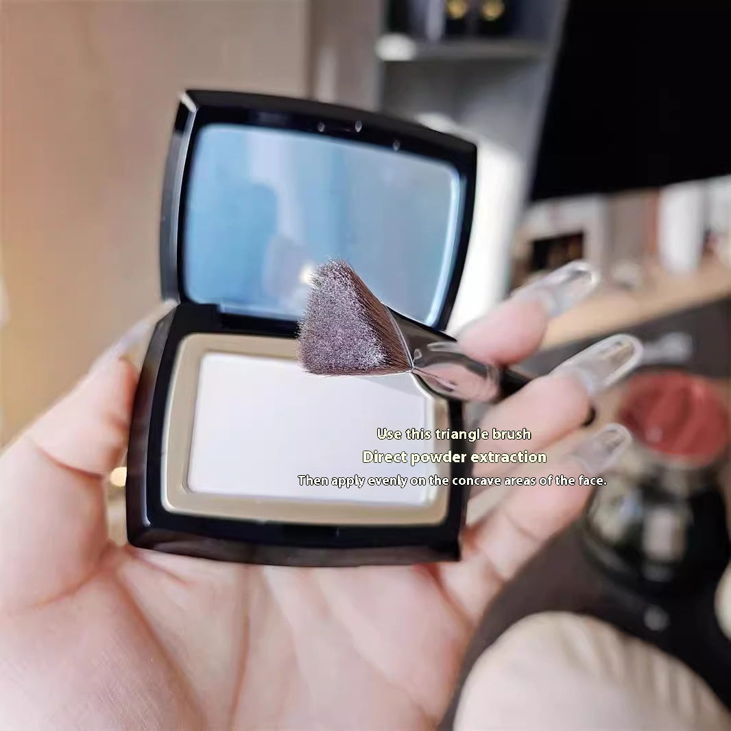 Highlight Brush for Makeup - Black Portable Tear Groove Surface Tool