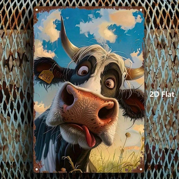 Metal Tin Sign Wall Decoration - 20cm x 20cm