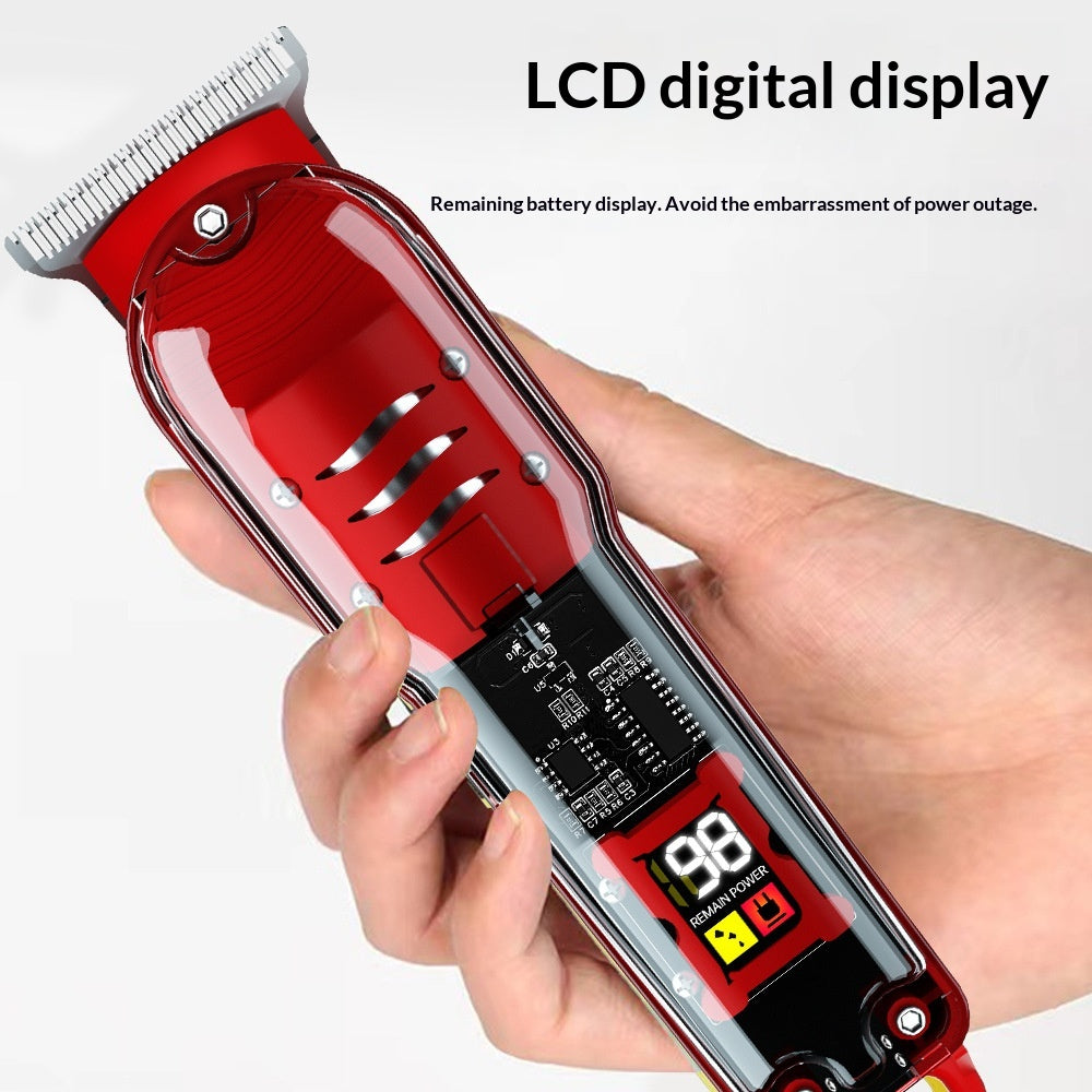 Transparent Electric Hair Clipper