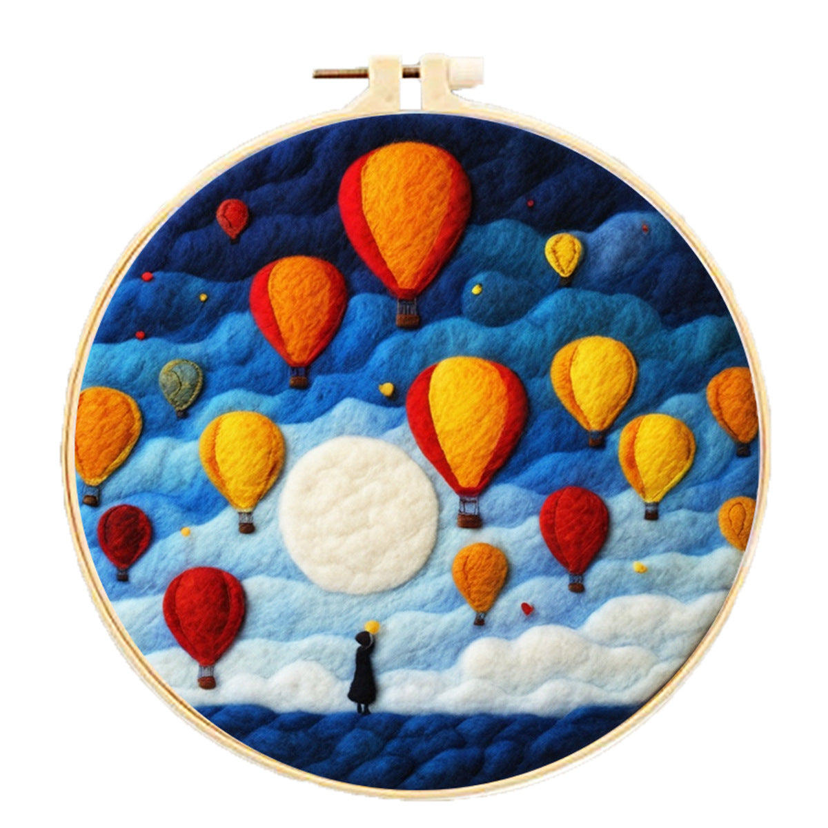 Embroidery Needle Felt Blanket Painting Kit - House Decor & Crafts