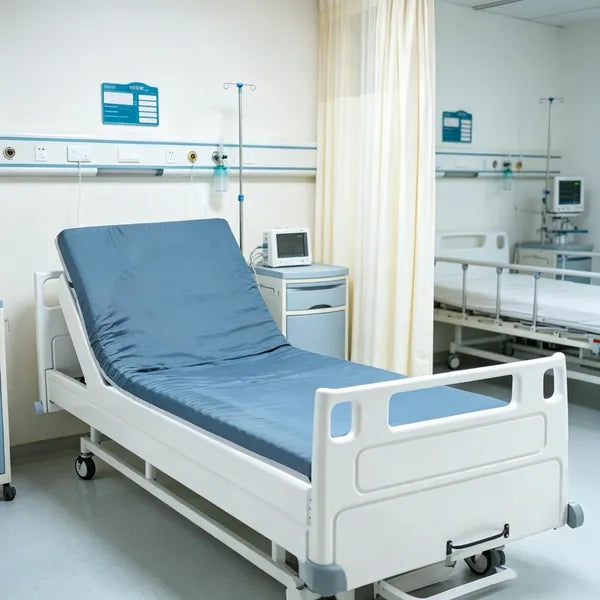 Hospital Bed Mattress - Dual-Layer Foam with Waterproof Cover