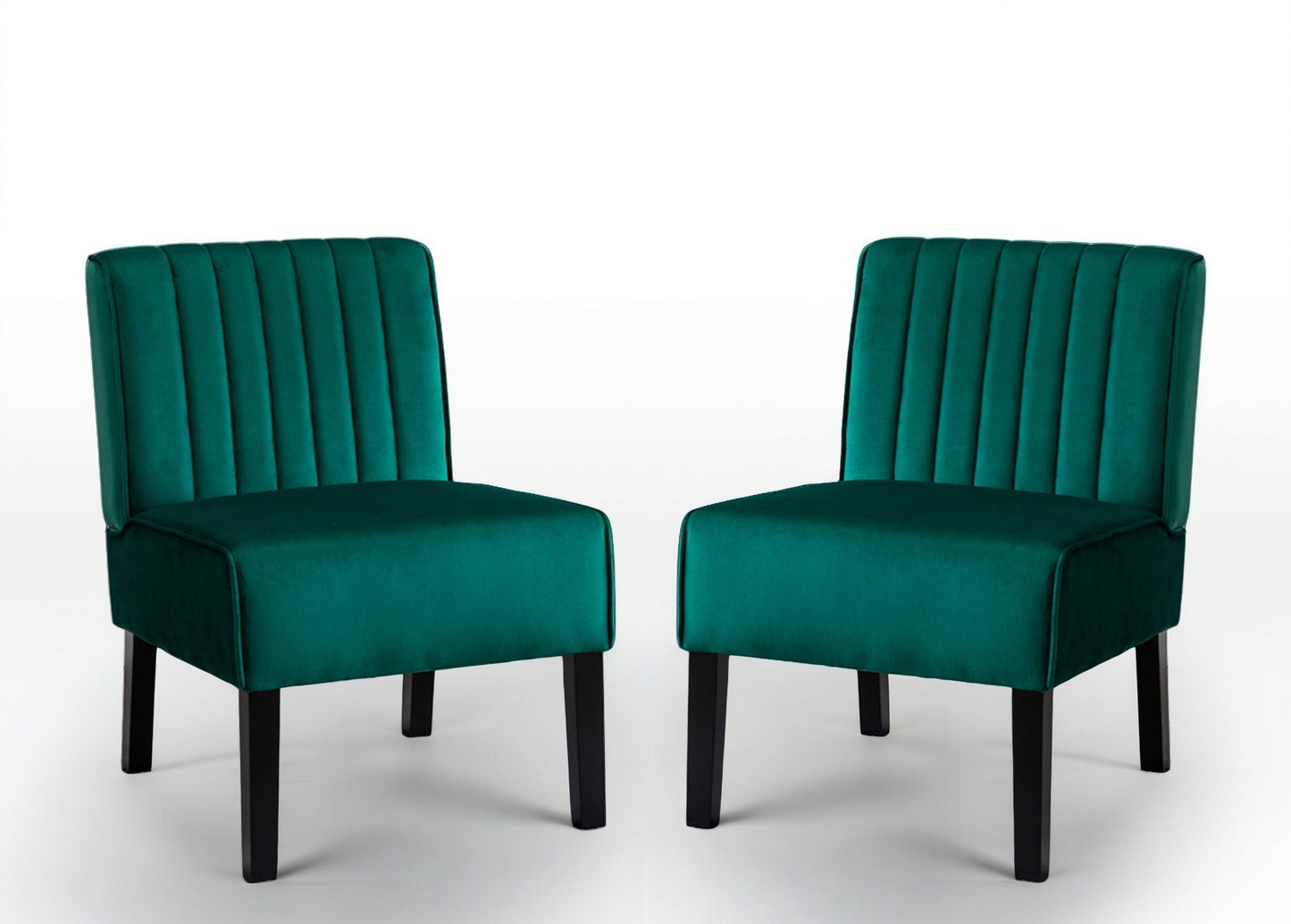 Reese Mid Century Modern Accent Chairs Set Of 2 With Minimalist