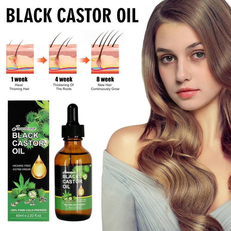 Pure Castor Oil 60ml - Cold Pressed Hair & Skin Treatment