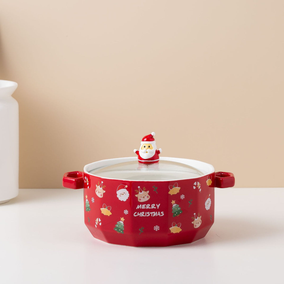 Creative Ceramic Rice Bowl with Cartoon Design - Salad & Dining