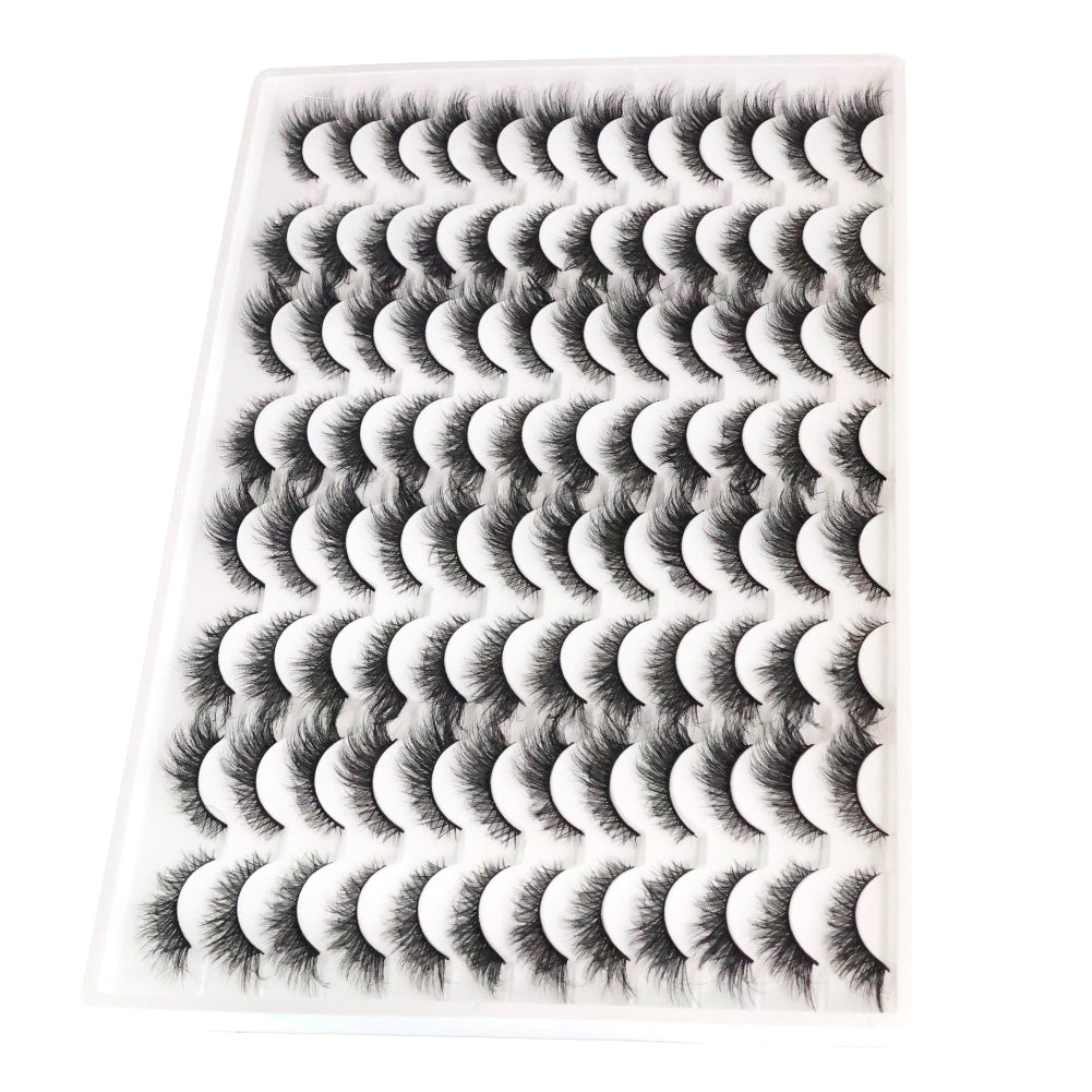 3D False Eyelashes - Multi-Layered Realistic Soft Lashes