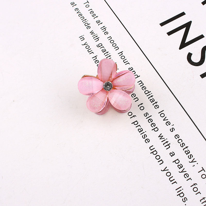 Mini Flower Hair Accessories Set for Women - Colorful Hair Pins & Clips