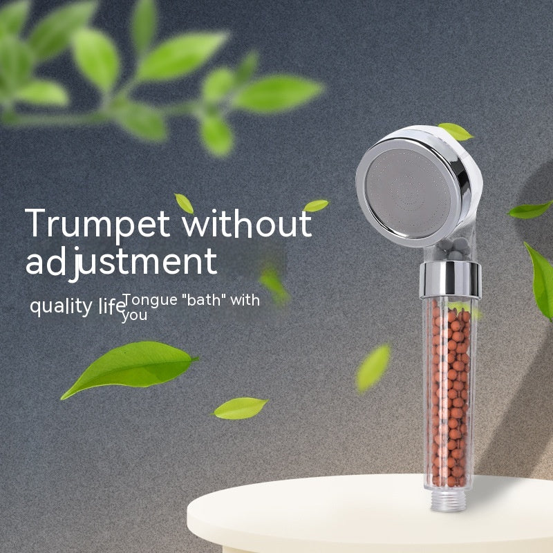 Three-Speed Anion Supercharged Shower Head Nozzle - Adjustable Bathroom Faucet