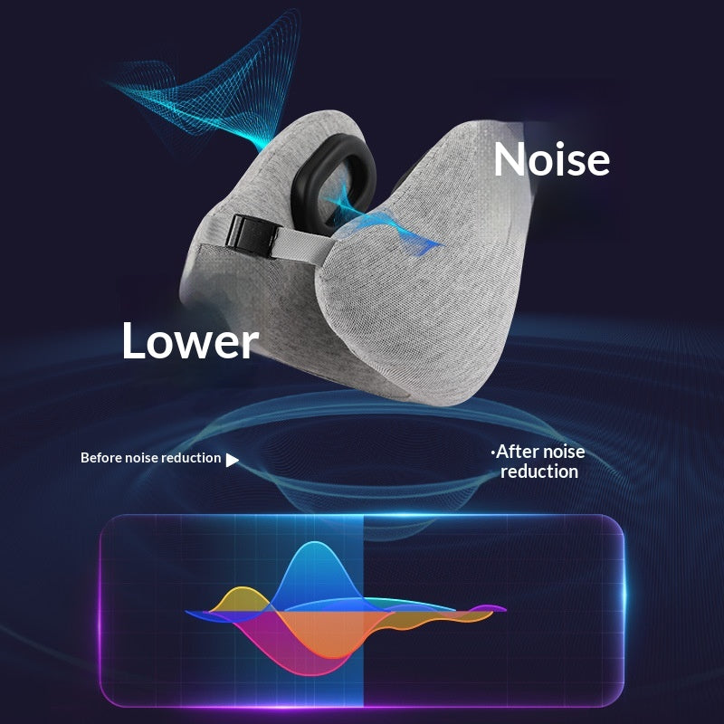 Memory Foam Travel Pillow U-Shaped Neck Support Noise-Reducing