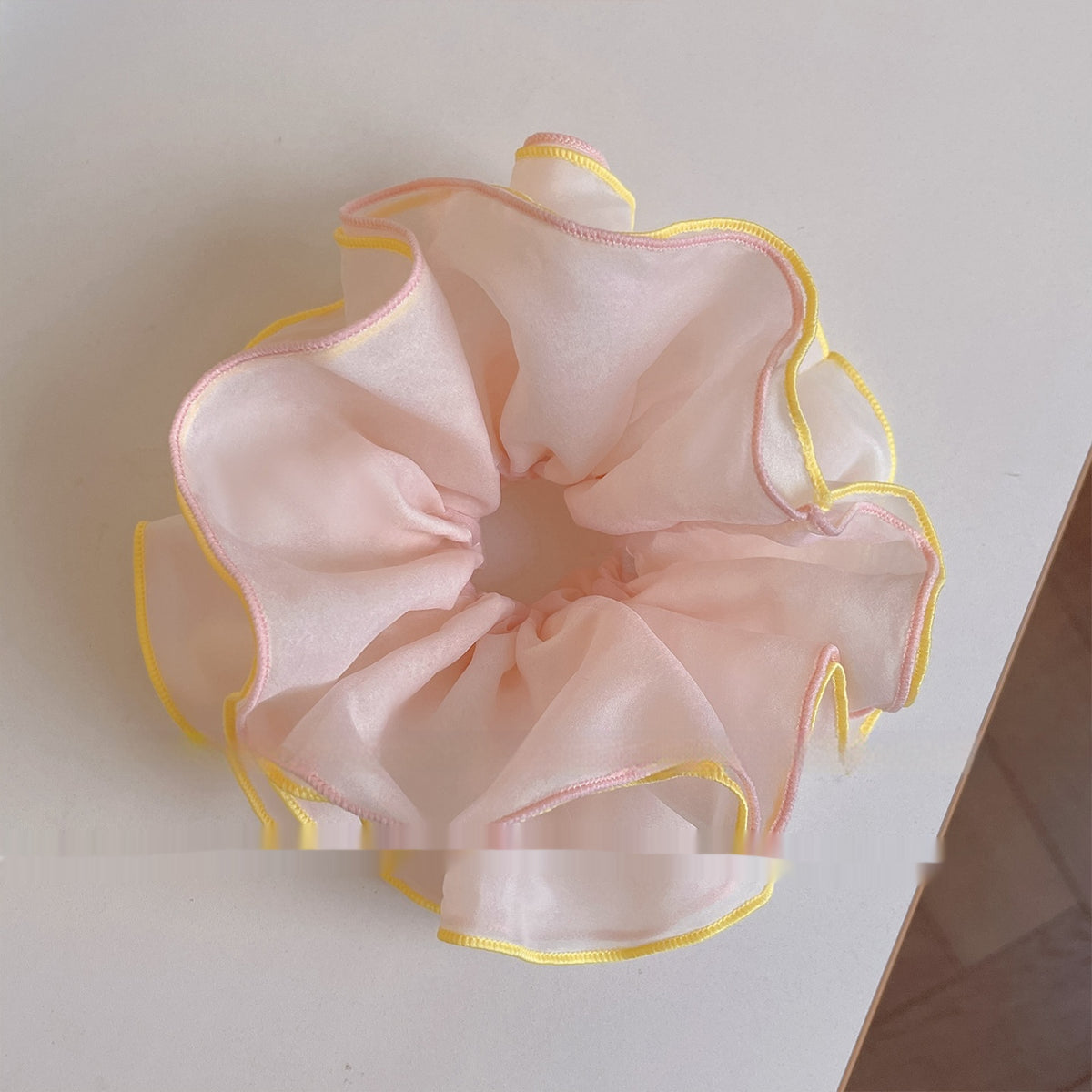 Summer Contrast Color Hair Bands - High-End Rubber Hair Accessories for Women
