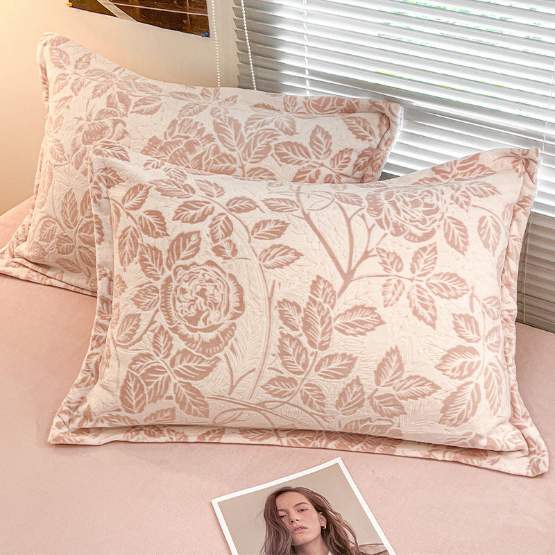 Extra-Thick Milk Velvet Pillowcases - Soft Home Textiles, 1 Pair