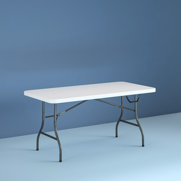 6 Foot Folding Table - Weather Resistant & Portable Design
