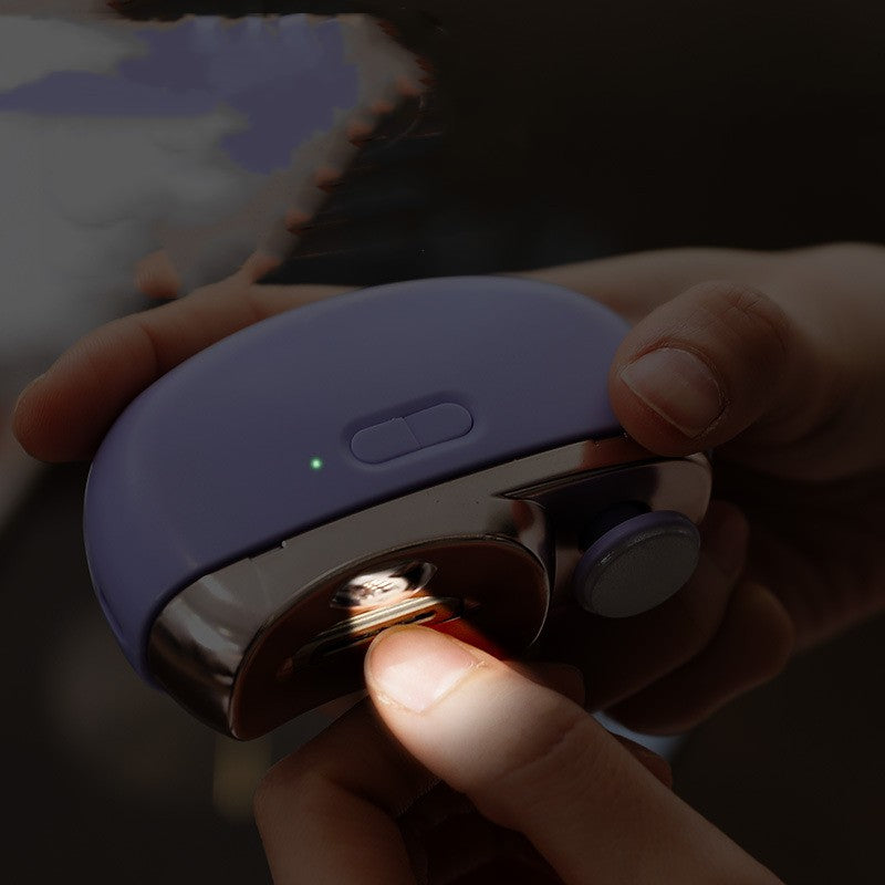 Electric Nail Sharpener Auto Polish with LED Light