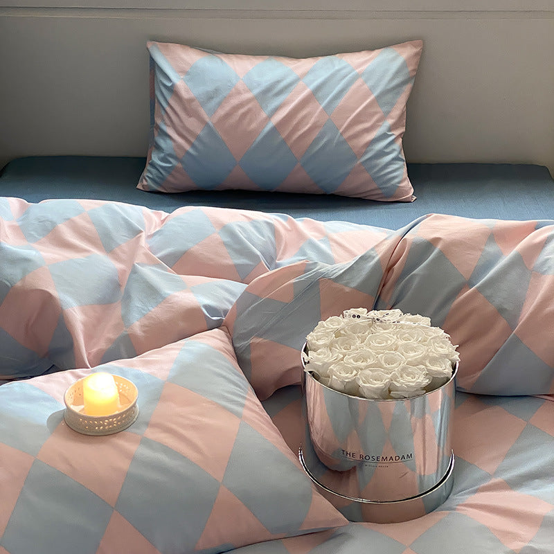 Four-Piece Quilt Cover Set Bed Sheets Bedding - Multiple Styles & Sizes