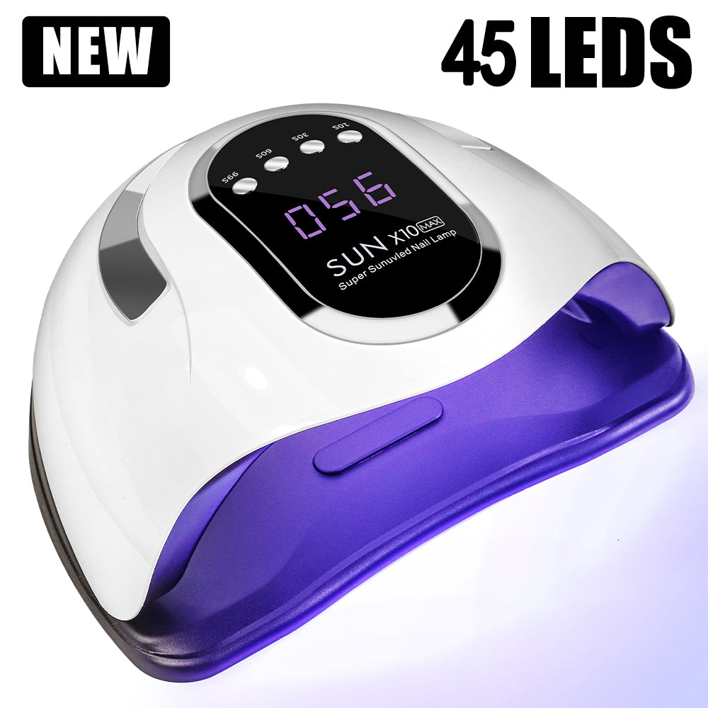 Professional UV LED Nail Lamp - Fast-Curing Gel Nail Dryer with Sensor
