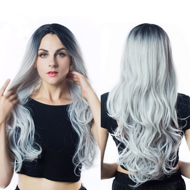 Mid-Length Curly Synthetic Wig - Dyeable & Heat Resistant
