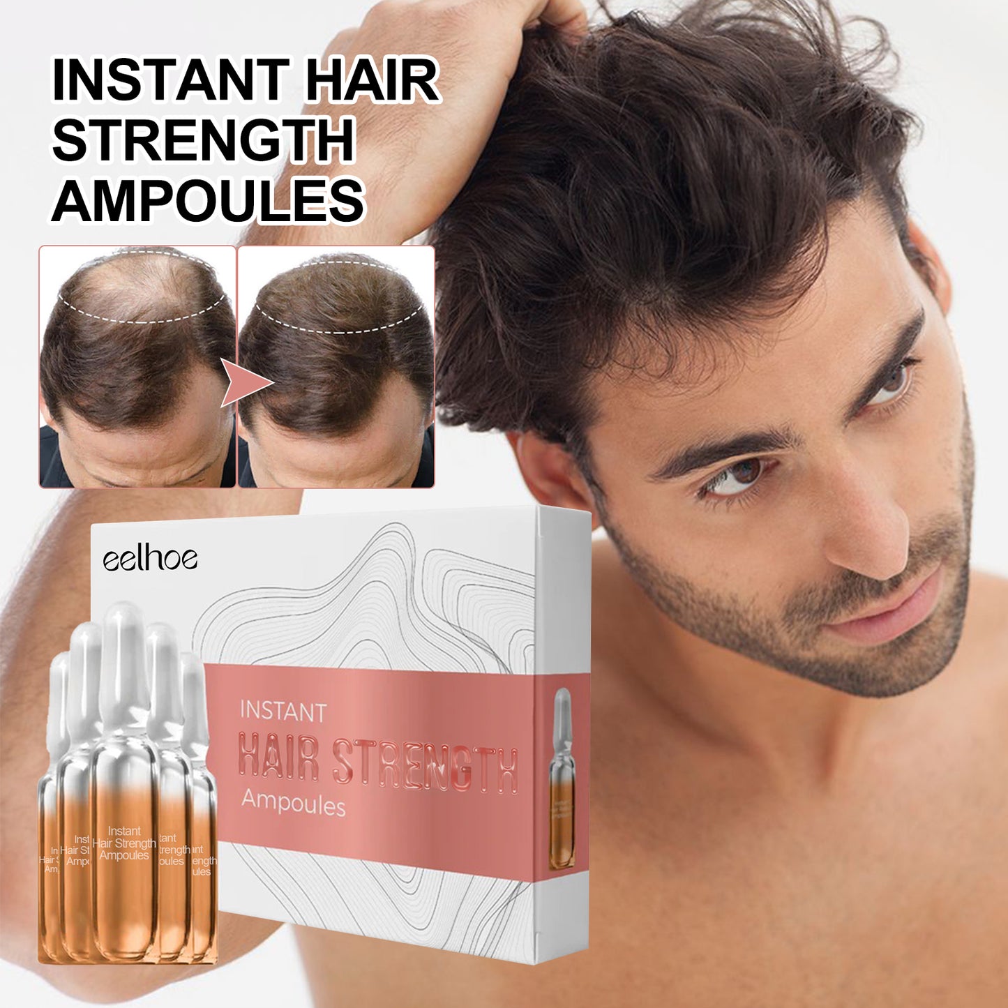 Hair Root Ampoule Set - Strengthening Hair Care 7 Pieces