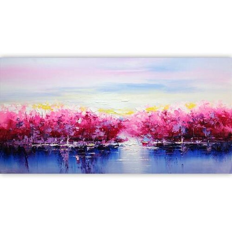 Digital Oil Painting Canvas Art Landscape and Animal Gift Set - Multiple Sizes