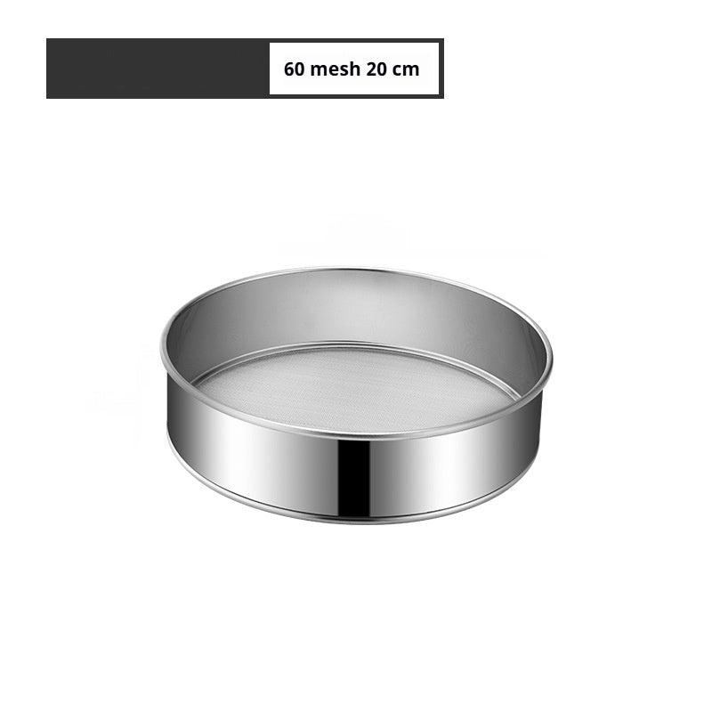Fine Mesh Handheld Flour Sieve for Baking - Multiple Sizes