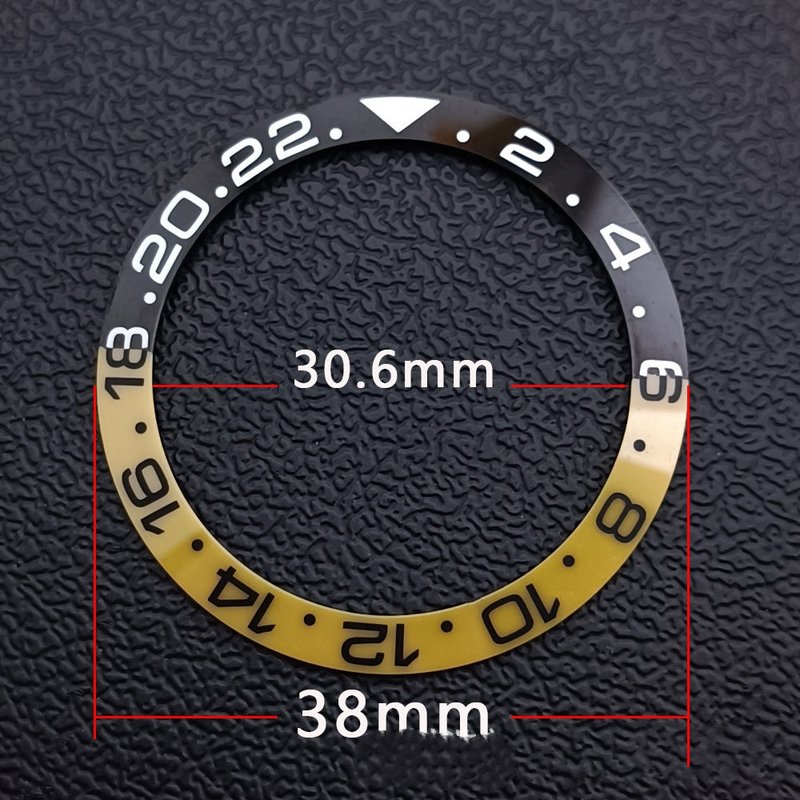 Ceramic GMT Watch Bezel Replacement Part for Watch Customization