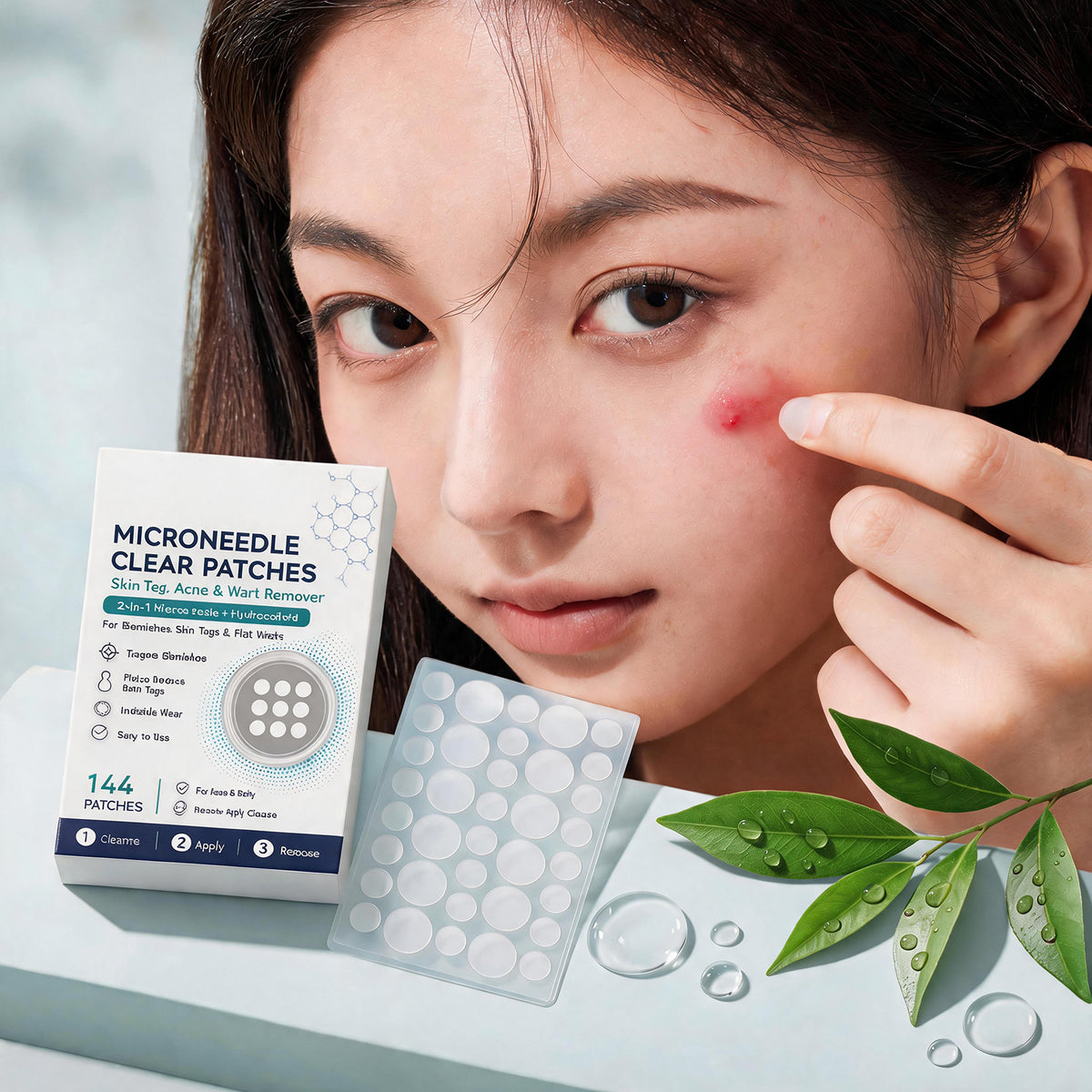 Acne Microneedle Patch - 144 Pieces Per Box