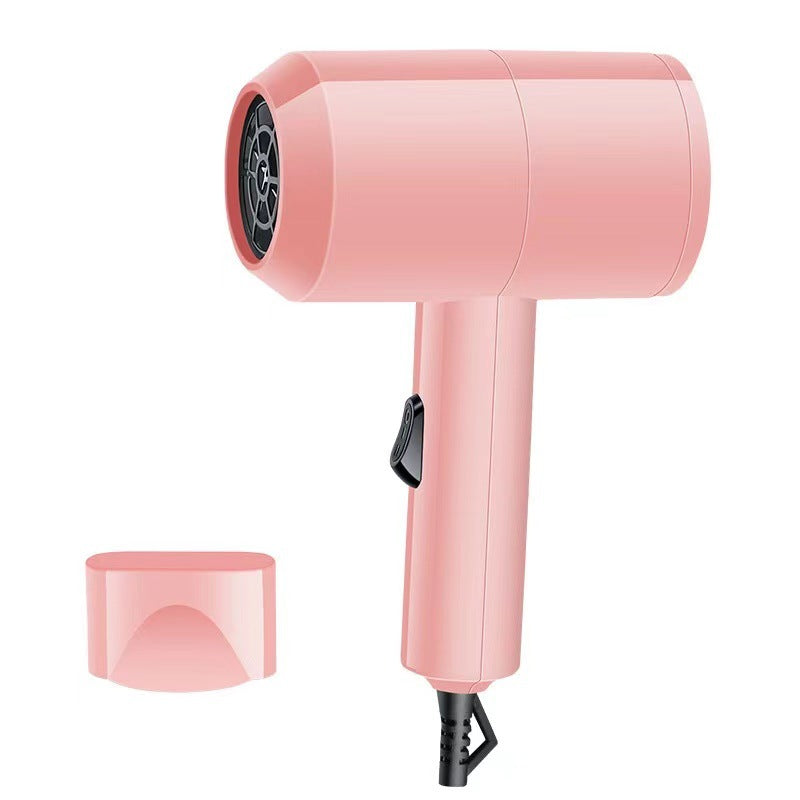 High Power Negative Ion Hair Dryer with Folding Handle and Multiple Settings