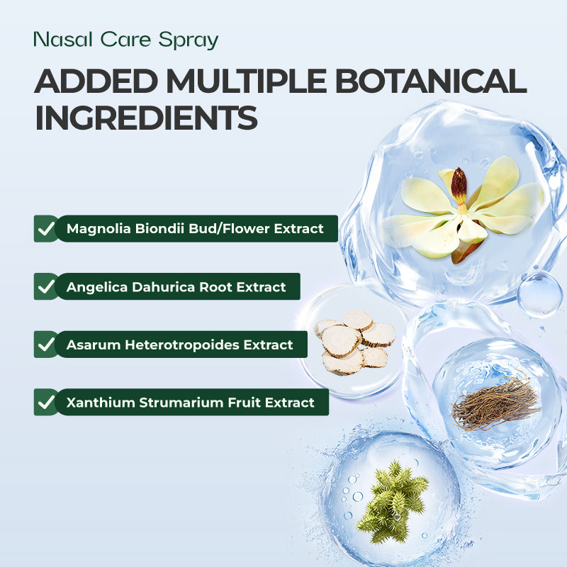 Natural Nasal Relief Spray for Congestion, Runny Nose, and Sneezing