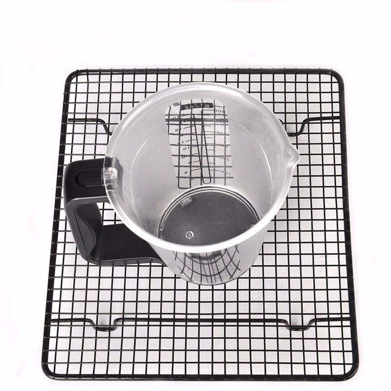 Electronic Measuring Cup and Kitchen Scale - Multifunctional Meal Scale, Battery Operated, Black