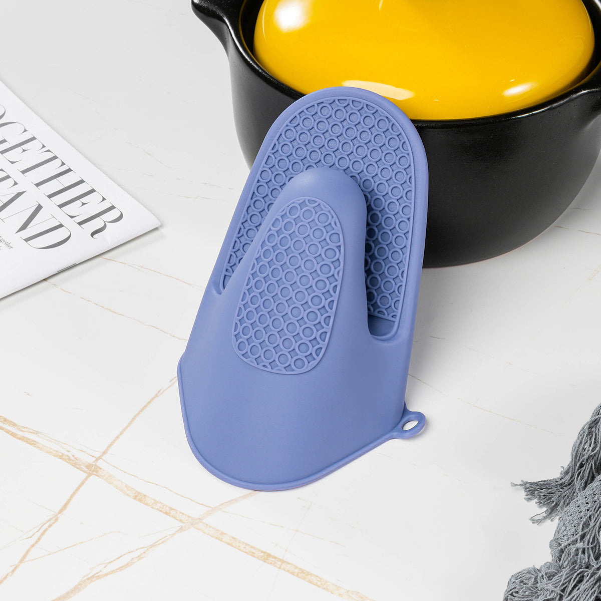 Anti-Scald Silicone Insulation Kitchen Gloves - Heat-Resistant, Non-Slip, Multiple Colors