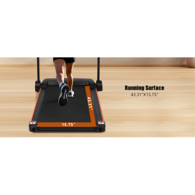Folding Treadmill for Home - 2.5HP, Bluetooth Speaker, 300lbs Capacity