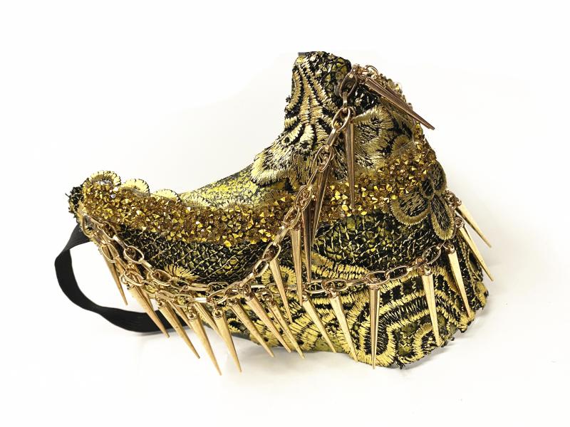 Skull Punk Rivets Performance Mask – Multiple Colors