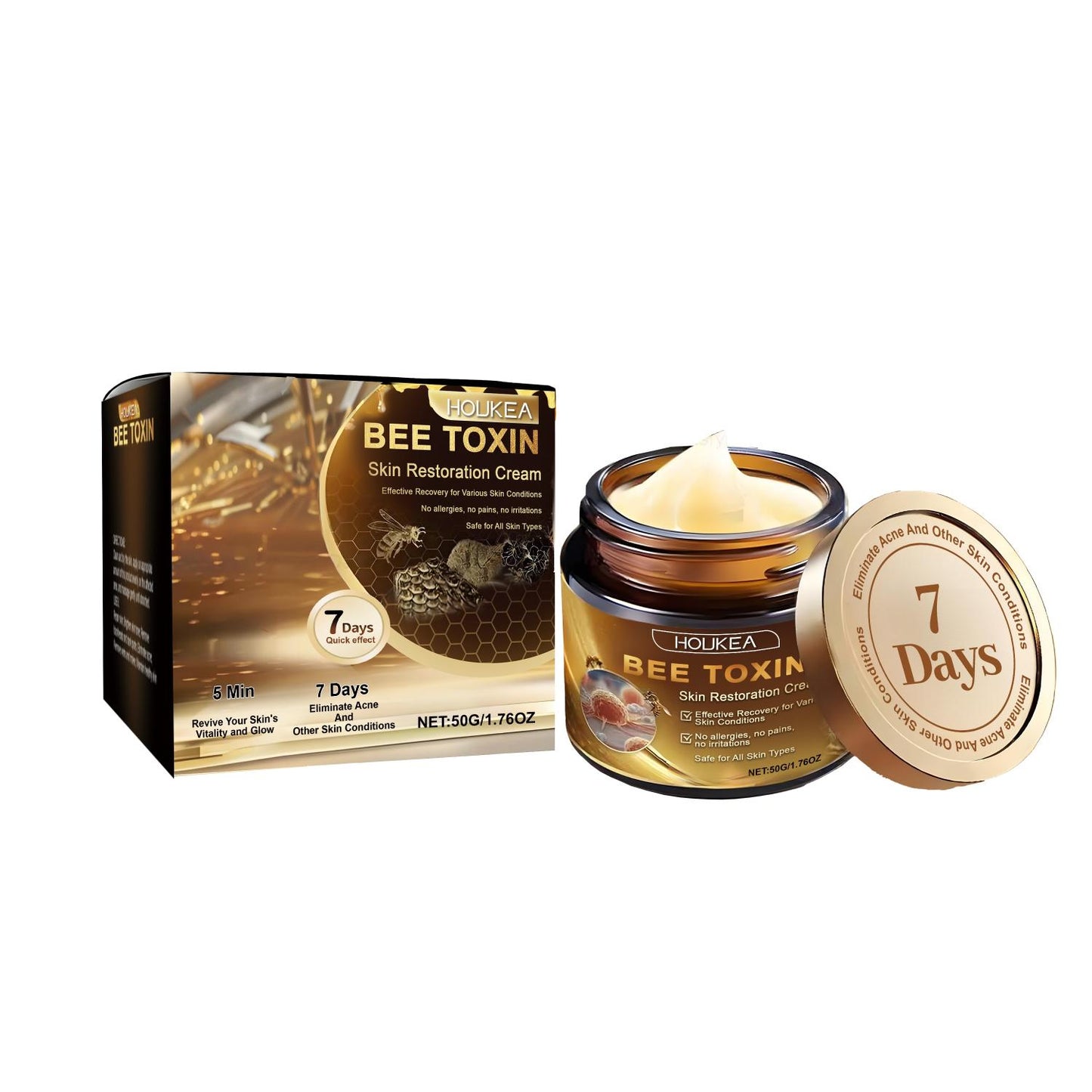 Soothing Facial Cream with Bee Venom - 50g Skin Care Moisturizer
