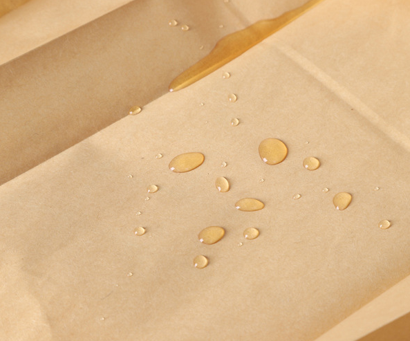 Square Bottom Kraft Paper Bags for Food Packaging - Oil Proof, Durable, Eco-Friendly 25x14x33cm