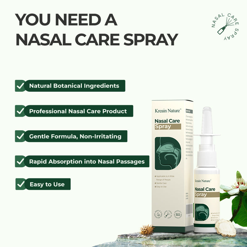 Natural Nasal Relief Spray for Congestion, Runny Nose, and Sneezing