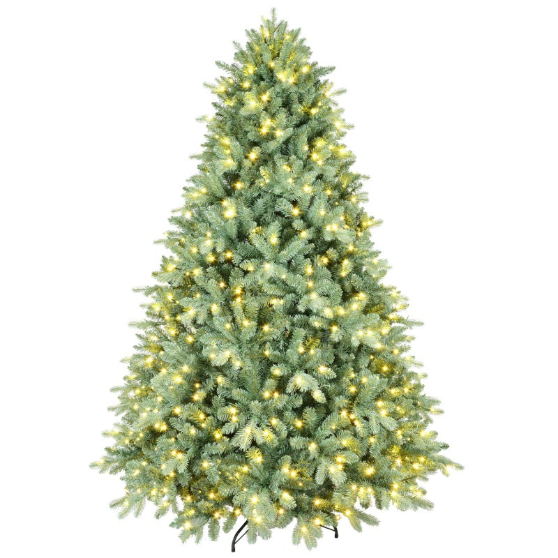 Artificial Christmas Tree - PE/PVC Mixed with Warm White LED Lights