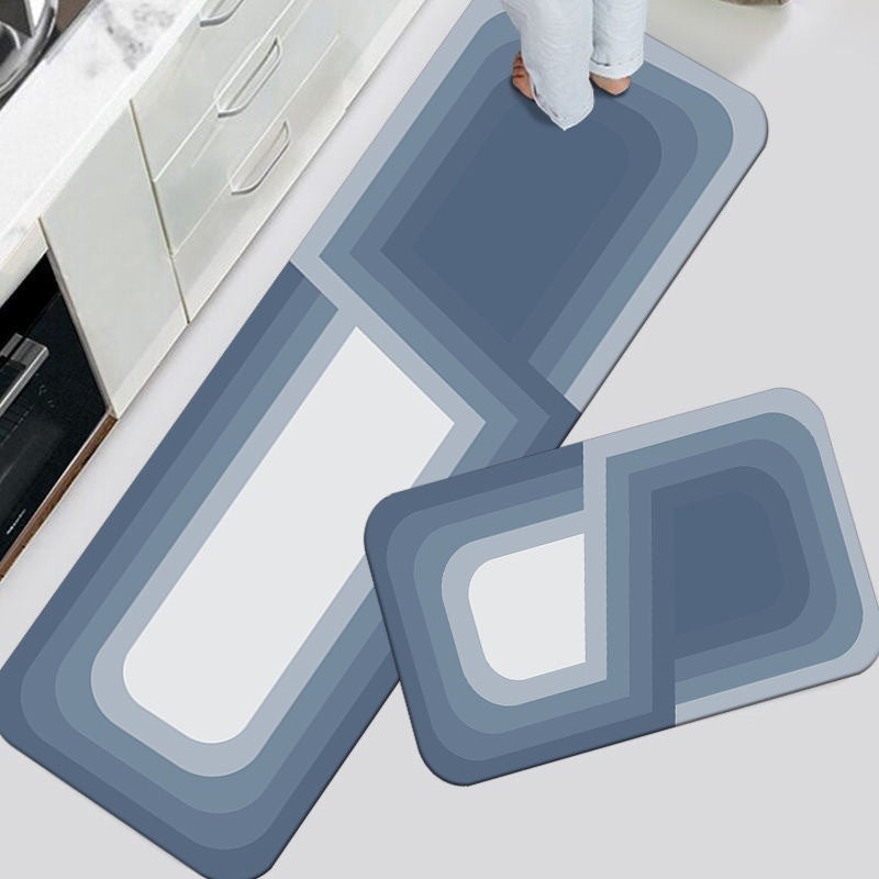 Nordic Style Water-Absorbing Diatom Floor Mat for Kitchen and Home