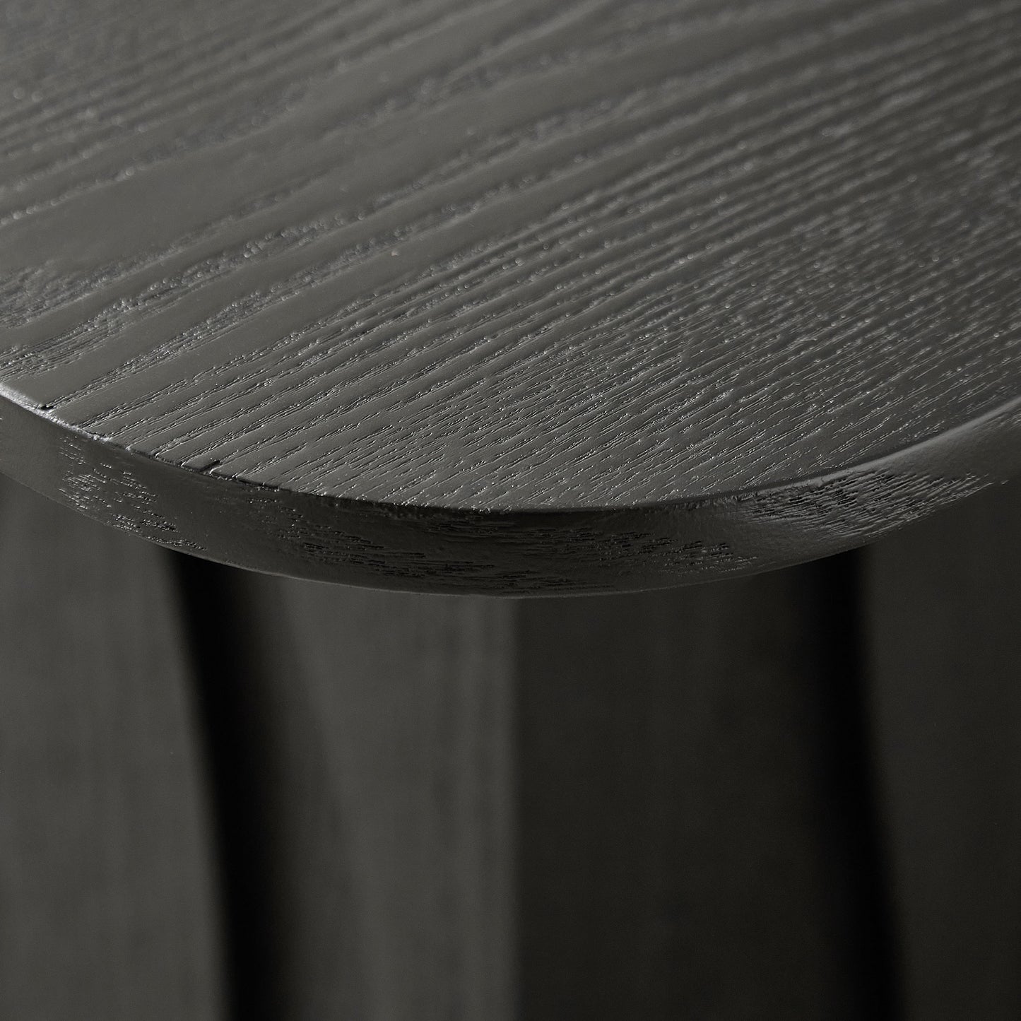 Nesting Square Coffee Table Set - Black, Mid-Century Design