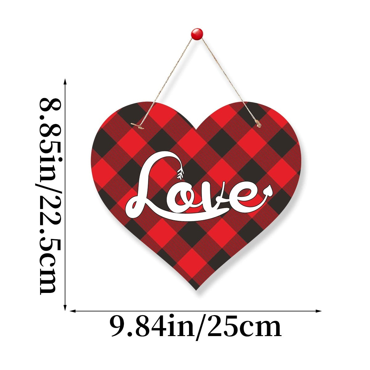 Valentine's Day Romantic Door Hanging Sign Wedding Room Decor - Multiple Styles